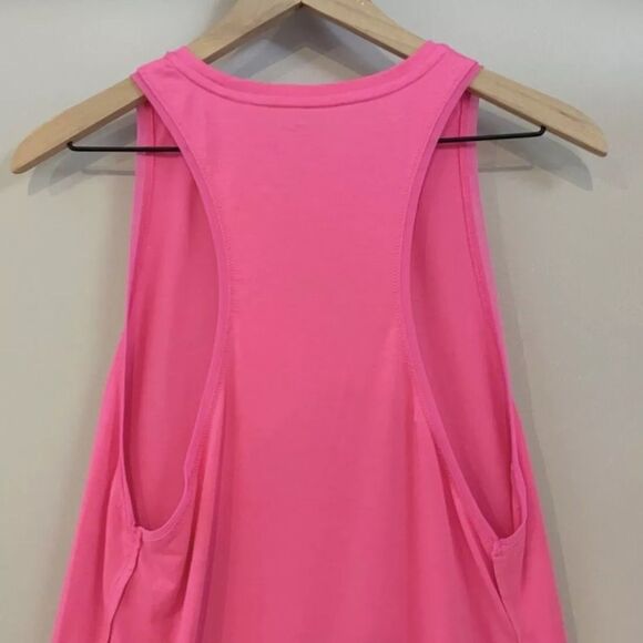 Athleta Neon Pink Essence Side Slit Tank Top - Picture 7 of 8
